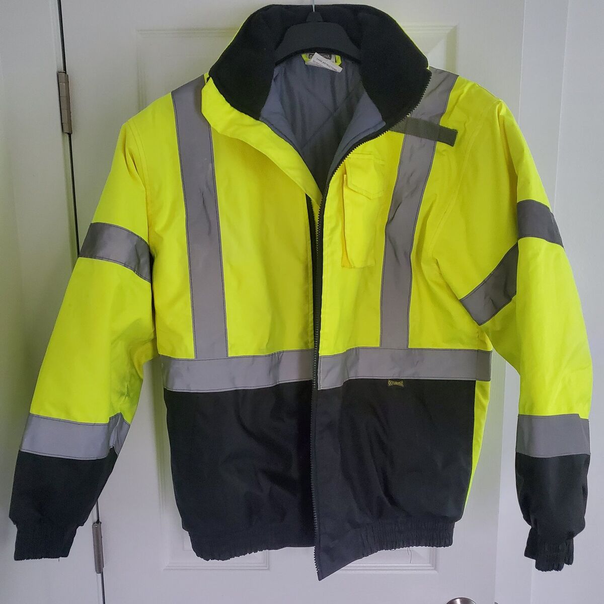 Men's M Insulated Safety Jacket Coat Reflective