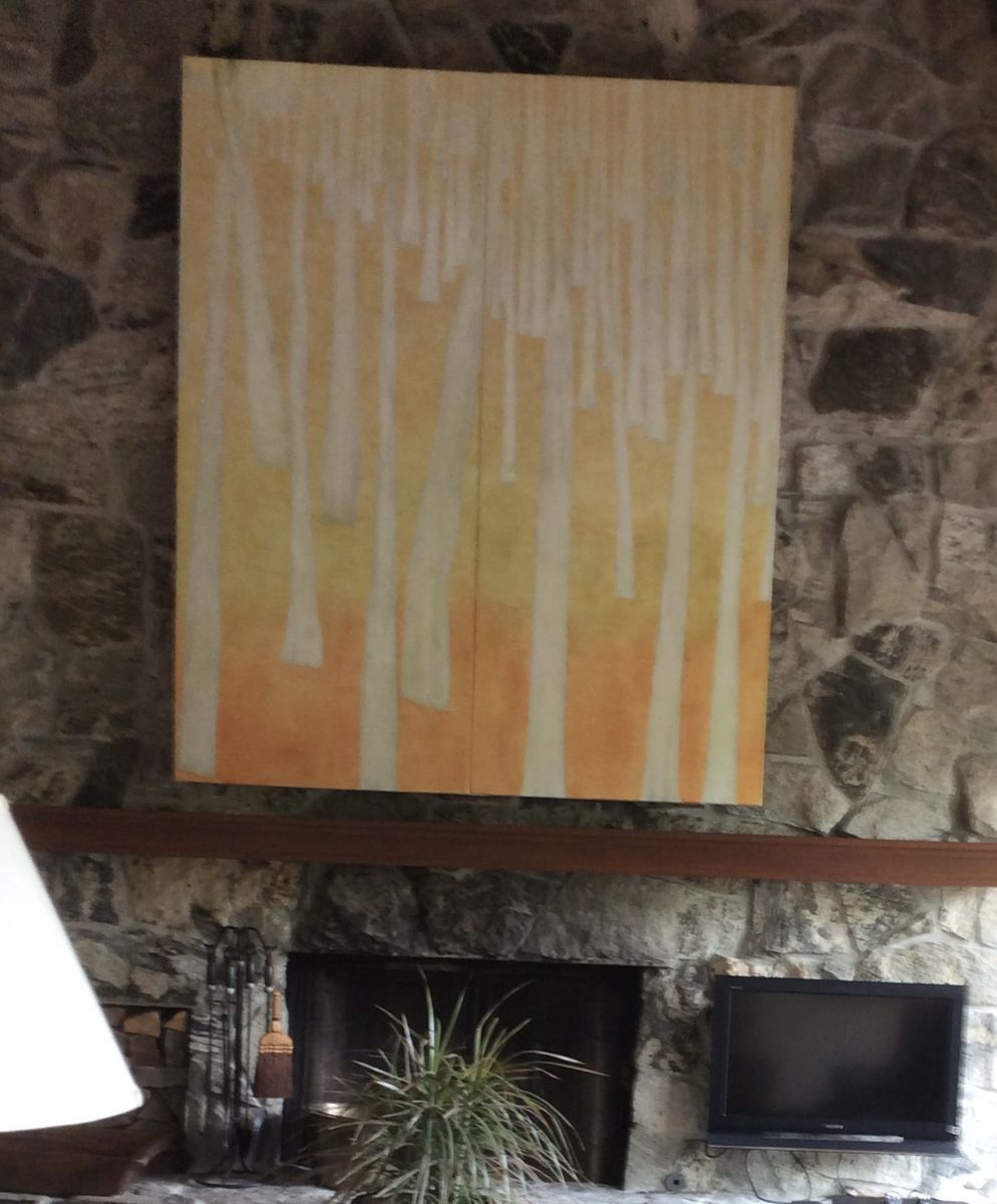ORIGINAL PAINTING BY KEN O'NEIL - "GHOST TREES"