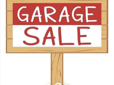 Garage Sale Announcement Sign Graphic