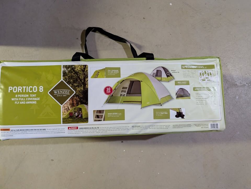 Wenzel Portico 8 person tent