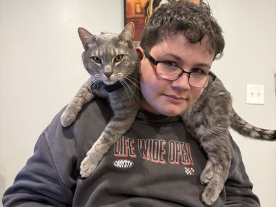 Wynchester the “cuddle bug”