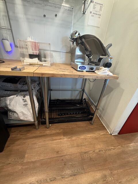 36" BOOS Block Wood Bakers Table