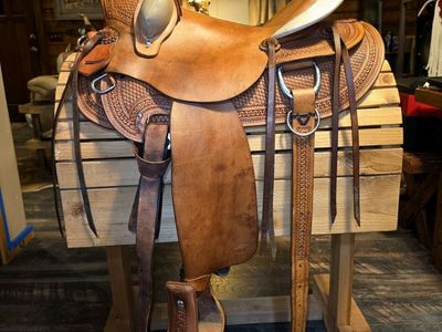16" Texas Saddlery Wade Ranch Saddle Handmade