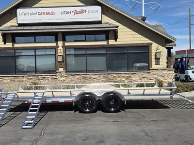 7x20 Aluminum Utility/UTV/ATV Open Deck Flat Bed Trailer Baughman 2026