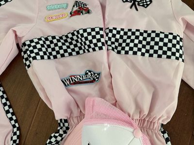 Girls Halloween race car 10-12