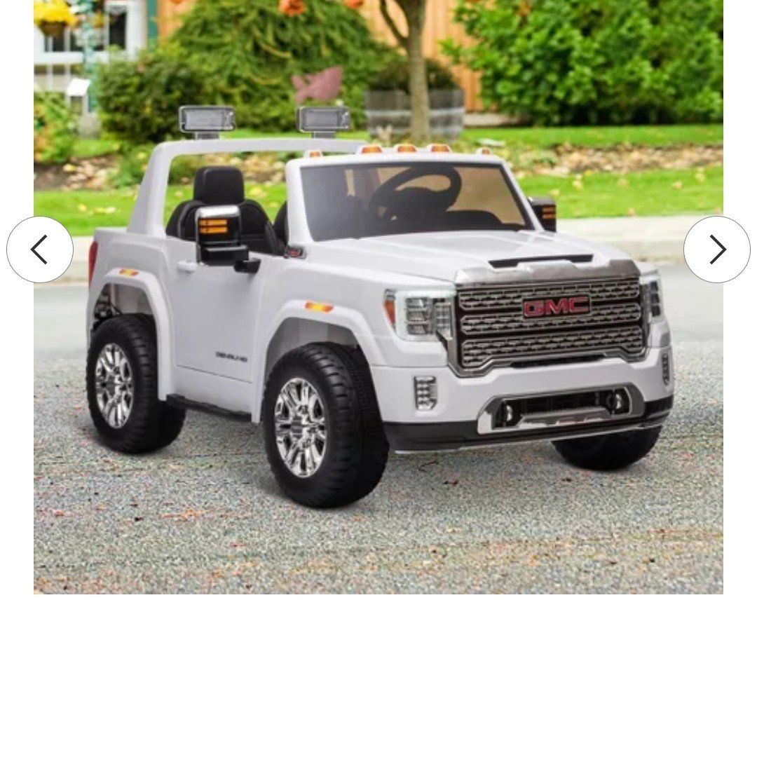 12V GMC Denali Ride In Truck w/Remote Ages 3+