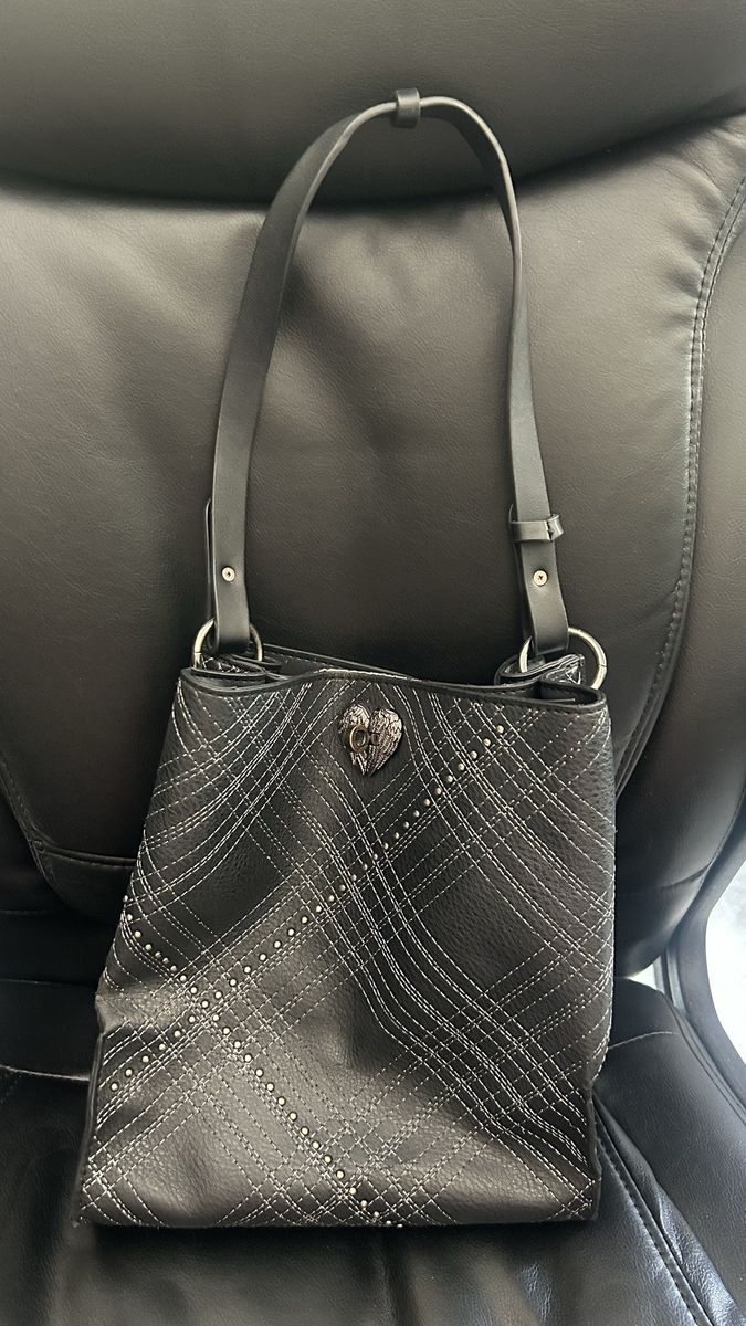 Betsy Johnson Black Shoulder Bag