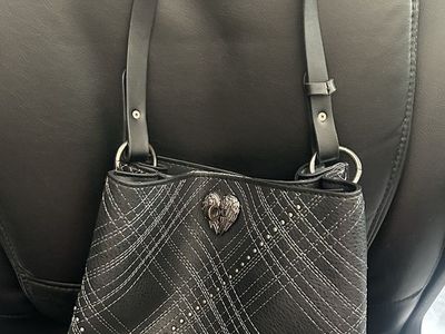 Betsy Johnson Black Shoulder Bag