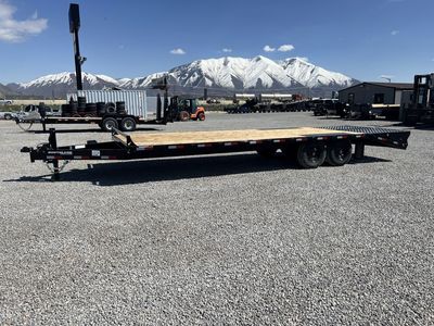 2026 Southland 8.5x25 8 Tube Deckover Flatbed Equipment Trailer"