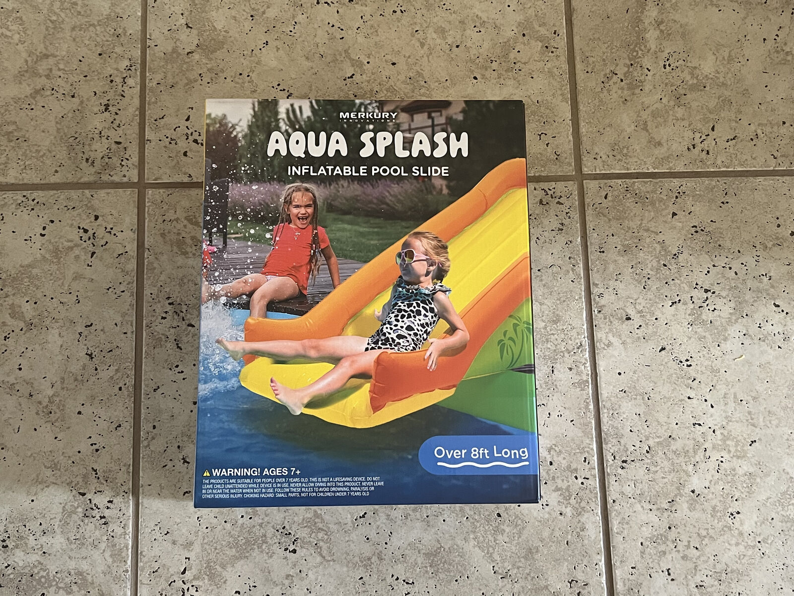 NEW: Aqua Splash Inflatable Pool Slide