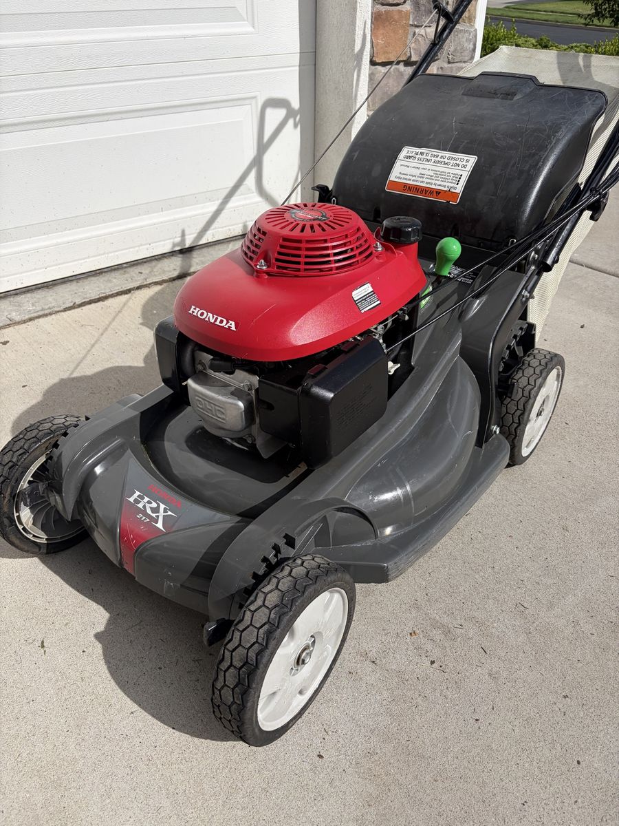 Honda HRX217 GCV190 Self-Propelled Mower - NeXite Deck - Excellent Condition