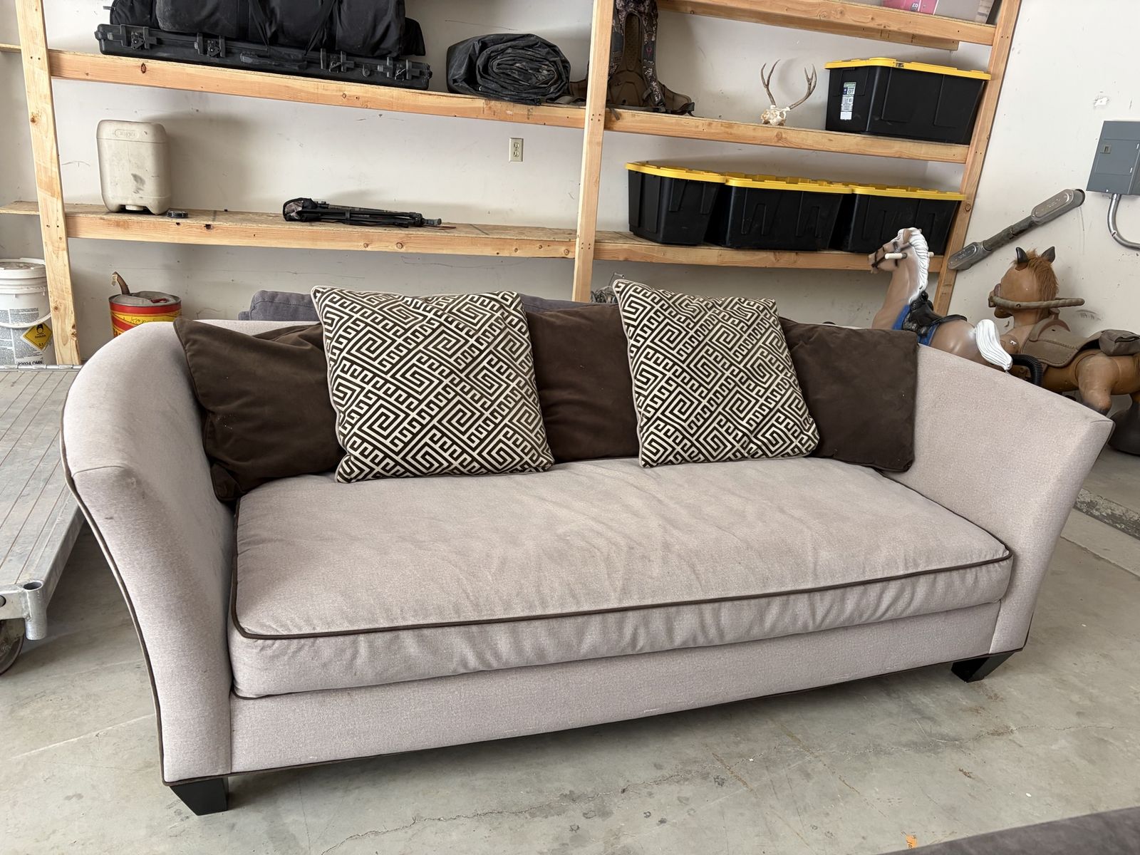 Comfy couch and Pillows