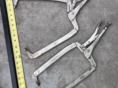 2 Irwin Vise Grip 18 Inch Locking C-Clamps