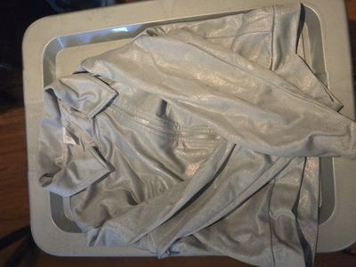 Wonder Nation Girl's Silver Zip-Up Jacket, Size XL (14-16)