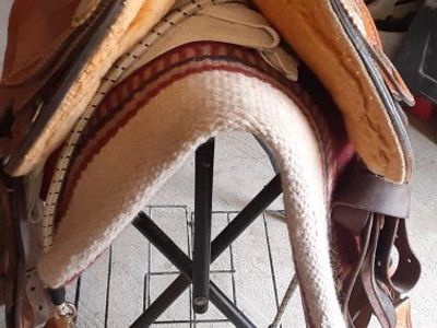 CRATES 15 in Roping saddle