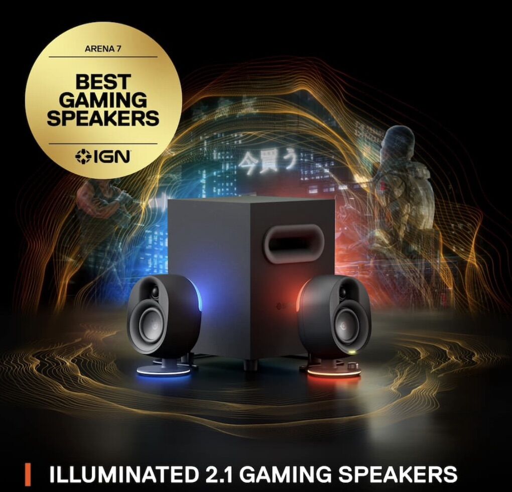 SteelSeries - Arena 7 2.1 Gaming Speakers