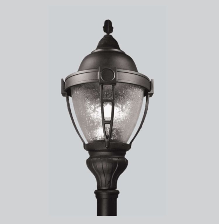 8 New Bronze LED Lamps and Poles, retail and commercial grade light poles