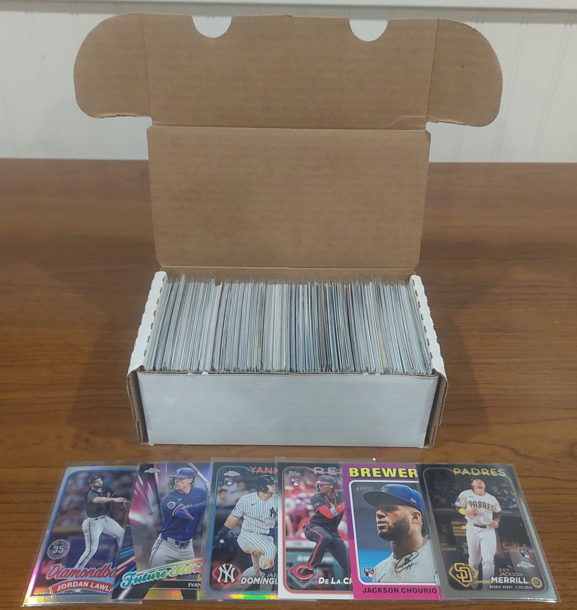 250+ MLB ROOKIE, PARALLEL & INSERT CARD LOT