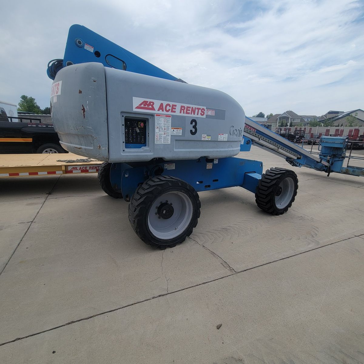 2007 Genie S-60 Boom Lift  - 60ft Platform Height, 500lb Work Load