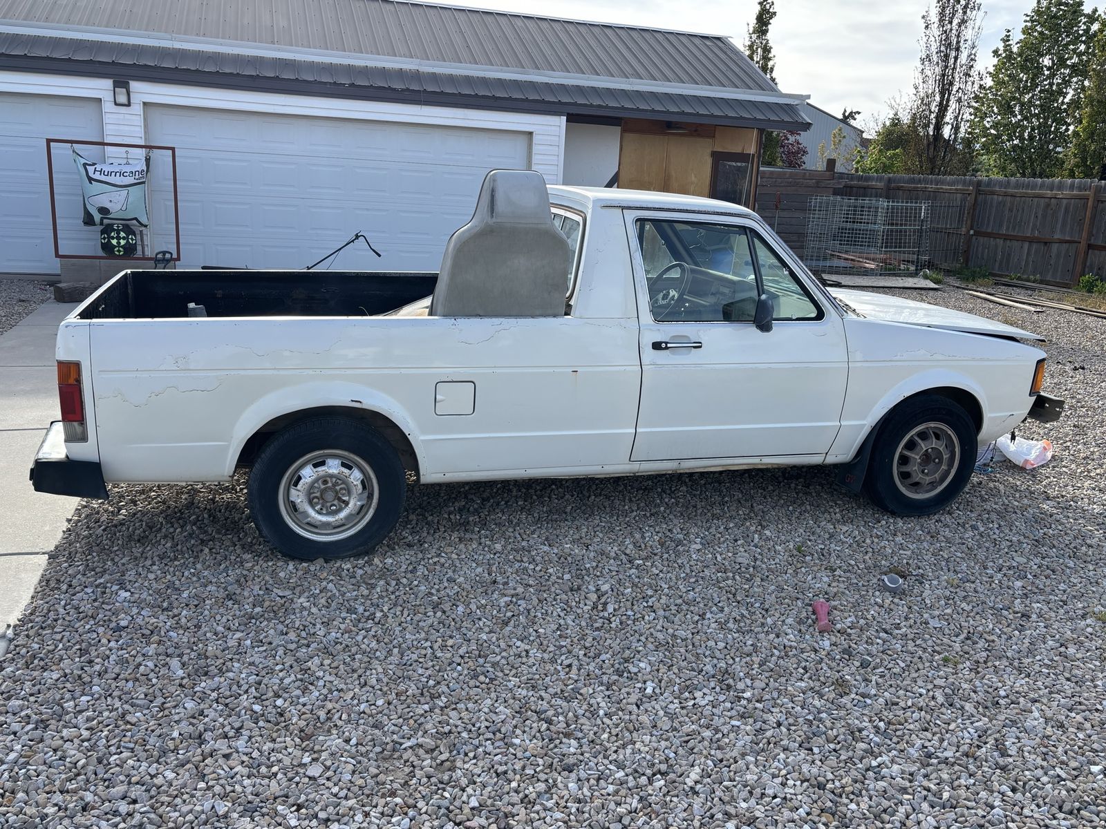 1982 VW Caddy truck - diesel engine