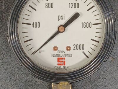 2000 PSI Air Pressure Gadge