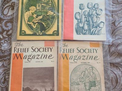 Vintage The Relief Society Magazine Issues (1930-1933) - Lot of 4