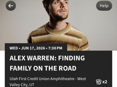 Alex Warren - 1 Lawn Ticket