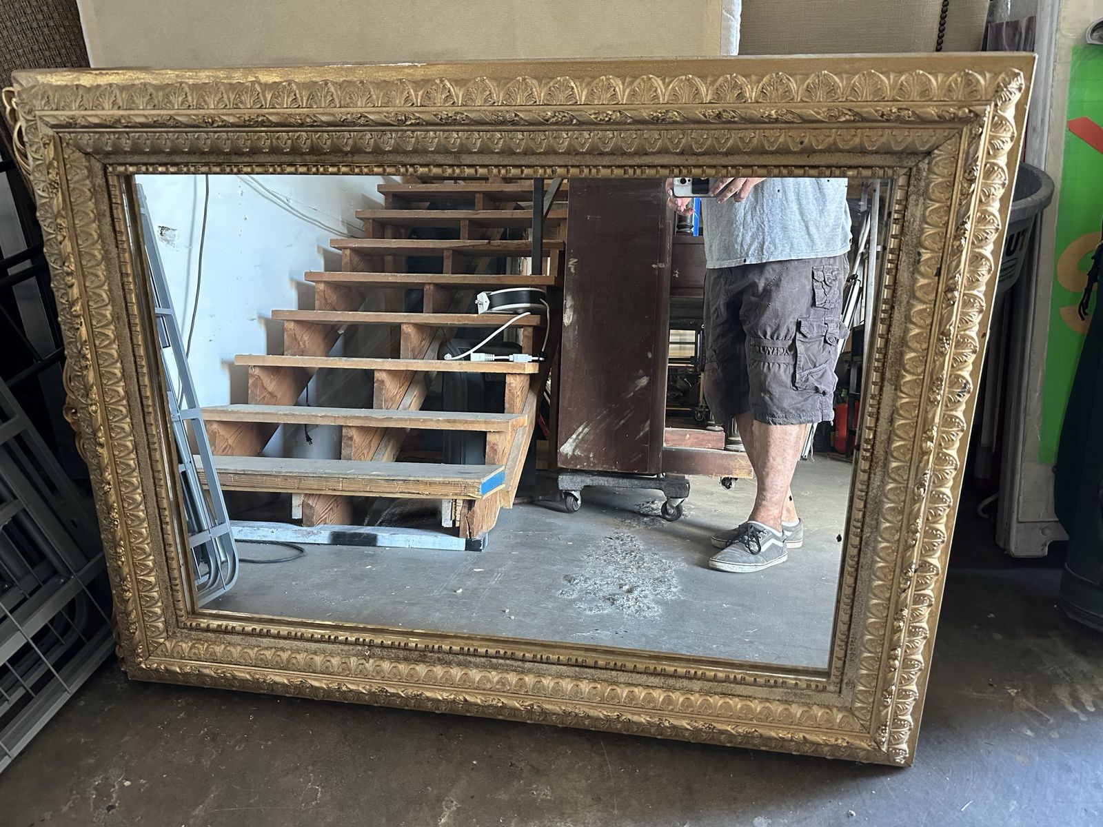 Large Ornate Framed Mirror