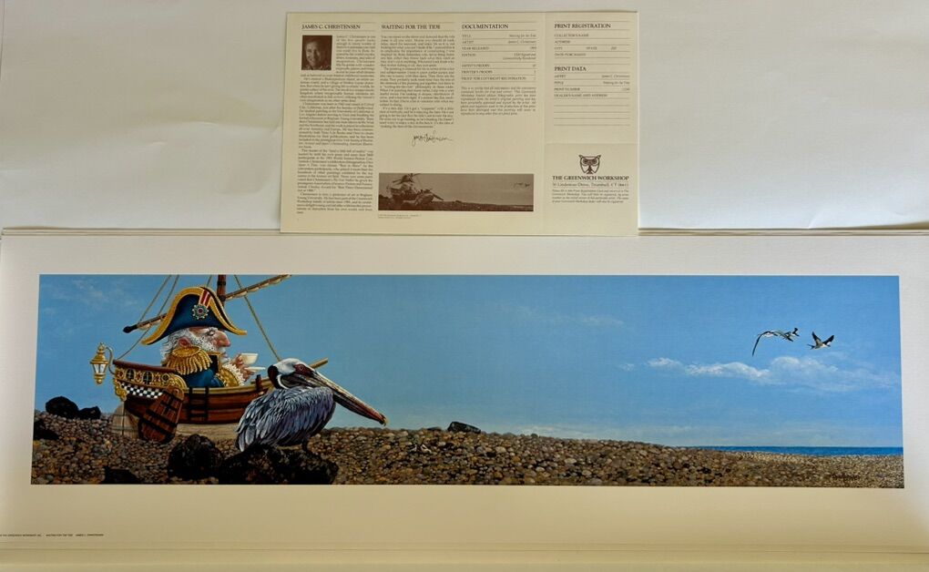 Waiting For The Tide by James Christensen LT ED