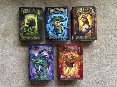 Fablehaven Complete Series 1-5, by Brandon Mull (hardcovers)