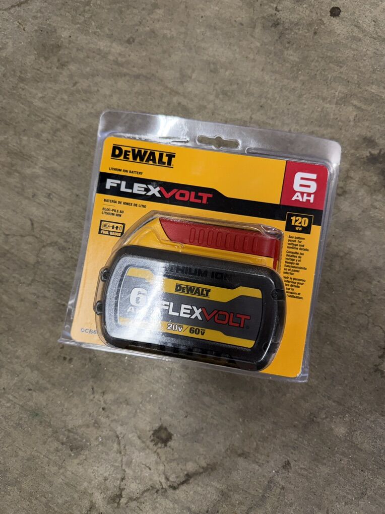 Dewalt 60 V 6amp Battery