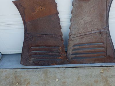 1934 an 35 Chev truck hood sides