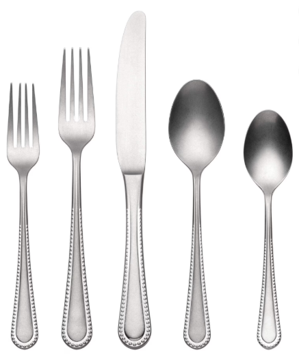 Oneida Hartwell Tumbled 42 Piece Flatware Set