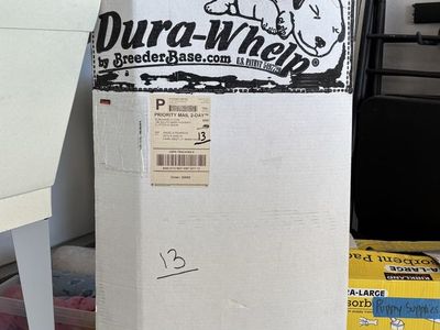 Dura-Whelp Whelping Box with Puppy Supplies