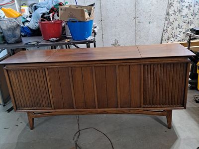 SEARS Silvertone 8081 Record Player Console Am/Fm Stereo Amplifier
