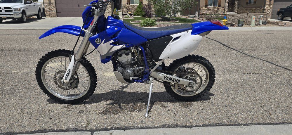 2005 Yamaha WR 250F Dirt Bike - Blue, Used (Good Condition)