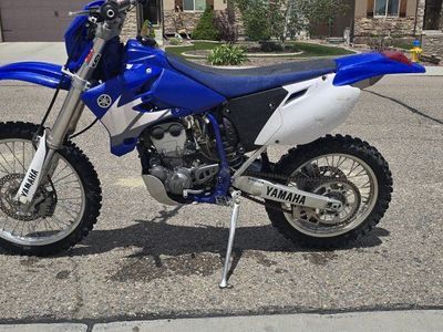 2005 Yamaha WR 250F Dirt Bike - Blue, Used (Good Condition)