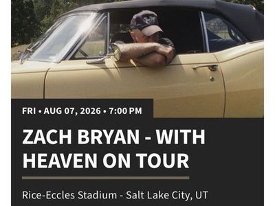 Zach Bryan Tickets (2)