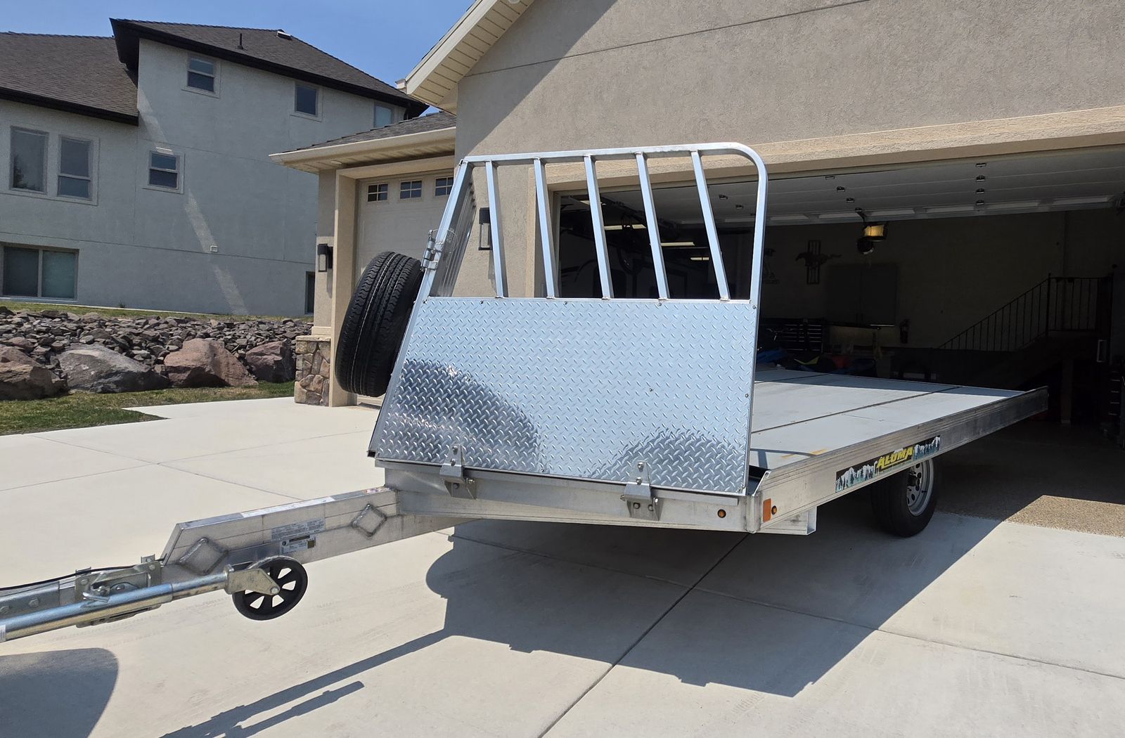 2022 Aluma 8612DH Snowmobile Trailer
