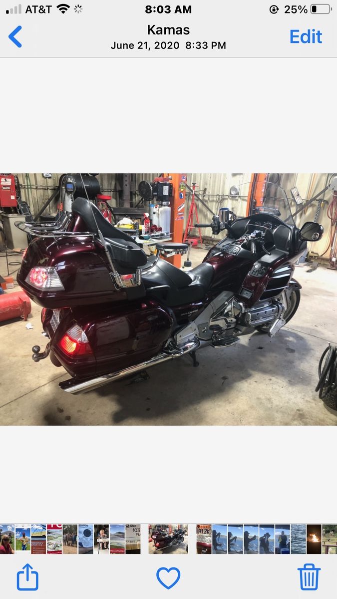 Used Honda Goldwing Touring Motorcycle - 31,483 Miles