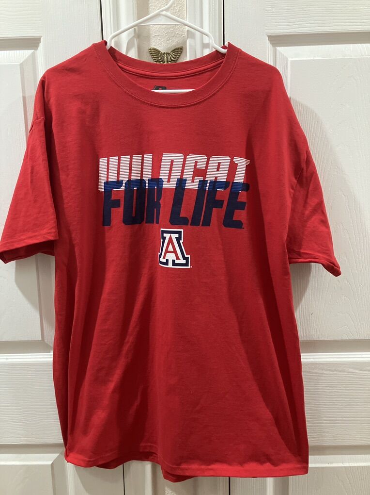 Vintage Red Wildcat For Life U of Arizona T-Shirt
