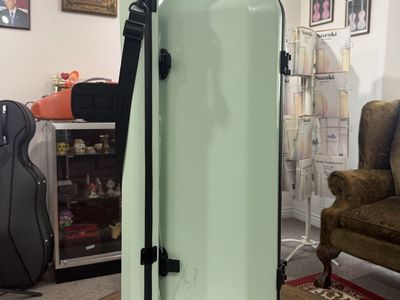 4/4 violin cases hard-shell lightweight protection green