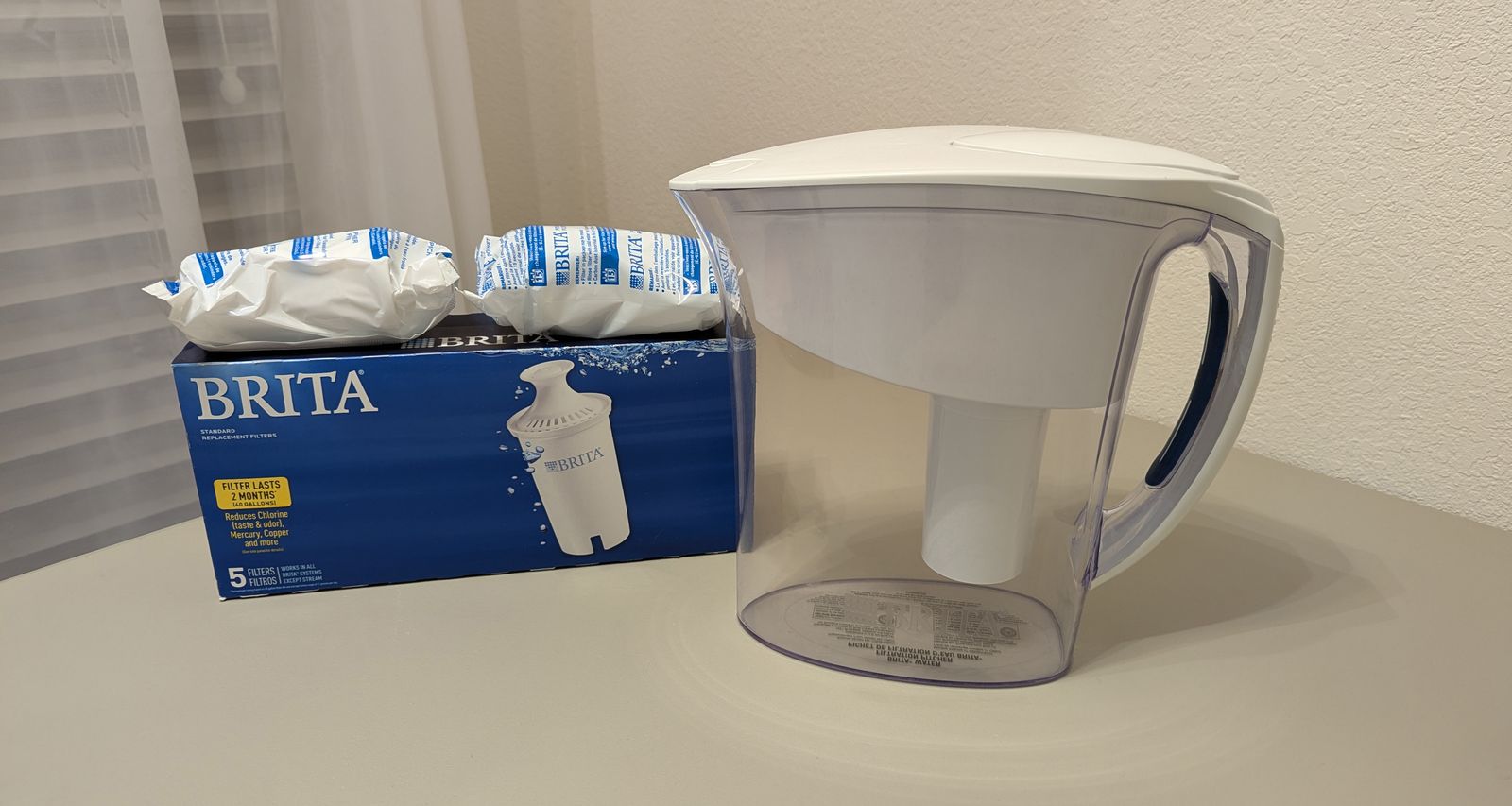 Brita large 10 cup water filter pitcher