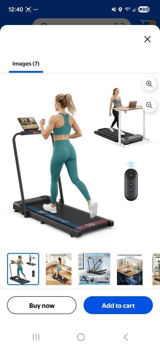 3-n-1 Foldable Walking Pad Treadmill 
2.5HP Motor