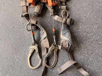 3M DBI-SALA ExoFit NEX Harness w/ Twin Nano-Lok Edge Retractables - Current Inspection Tag