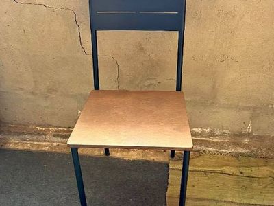 IKEA SANDSBERG Chair - Black Metal & Wood