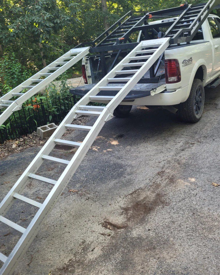 Ramptek 12' Aluminum Bi-Fold UTV Ramps - Heavy Duty Loading for Trucks