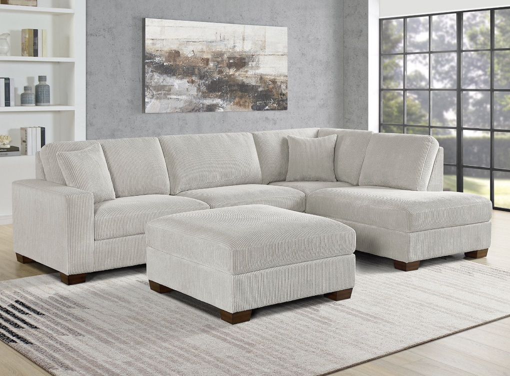 Like New fabric Sectional