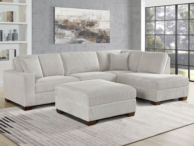 Like New fabric Sectional