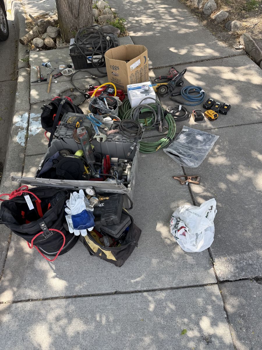 Welding tools stingers ground tig rigs argn hose grinders